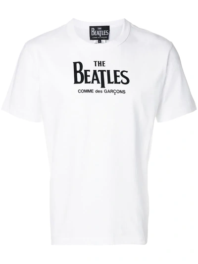 Comme Des Garçons The Beatles X  T-shirt In White