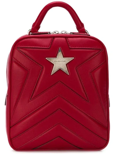 Stella Mccartney Star Backpack In Red