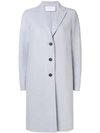 Harris Wharf London Boxy Single-breasted Coat - Grey