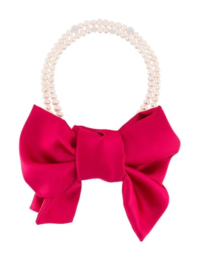 Magda Butrym Lily Choker Necklace In Pink