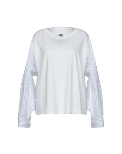 Mm6 Maison Margiela T-shirt In White