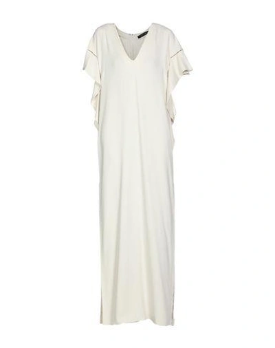 Elie Saab Long Dress In Ivory