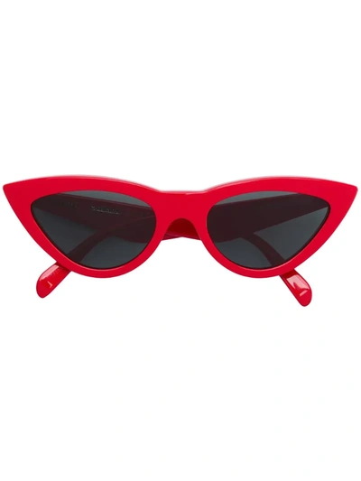 Celine Cl40019i Sunglasses In Red