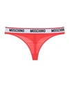 Moschino G-strings In Red
