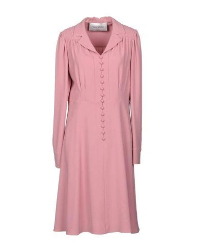 Valentino Knee-length Dress In Pastel Pink
