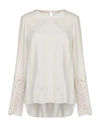 Brunello Cucinelli Blouse In Ivory