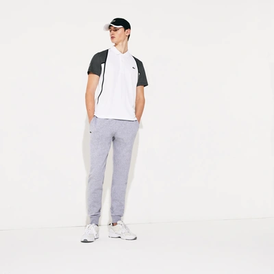 Lacoste Men's Sport Fleece Tennis Sweatpants - 3xl - 8 In Grey