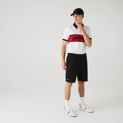 Lacoste Men's Sport Tennis Fleece Shorts - 3xl - 8 In Black