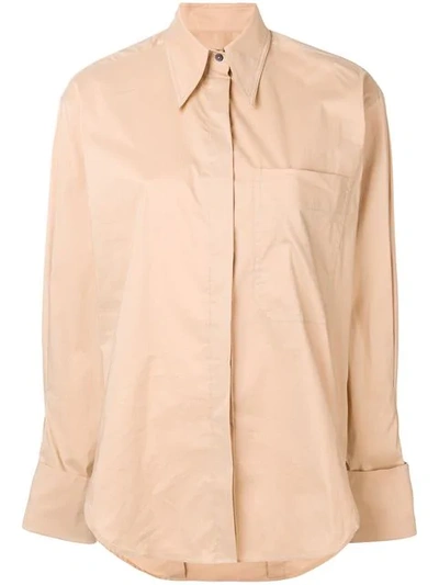 Rejina Pyo Mira Oversized Button-down Shirt In Neutrals