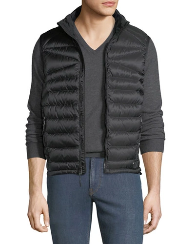 Ralph Lauren Men's Zip-front Down Puffer Vest, Black