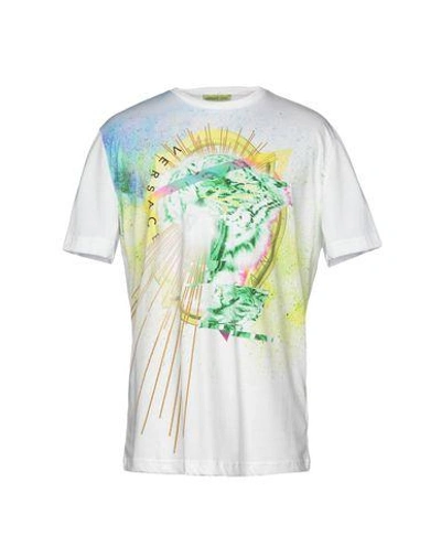 Versace Jeans T-shirts In White
