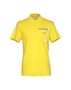 Bikkembergs Polo Shirts In Yellow