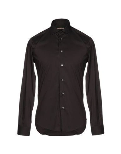 Brian Dales Solid Color Shirt In Black