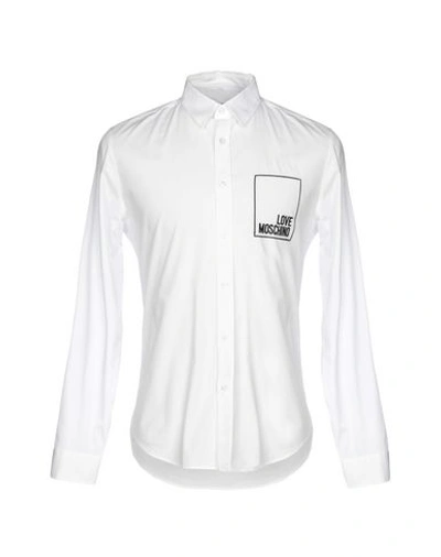 Love Moschino Shirts In White