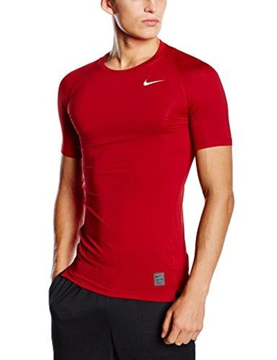 Nike Men's Pro Cool Compression Shirt Tee Dri-fit In Gym Red | ModeSens