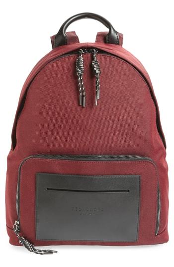 ted baker filer smart nylon backpack