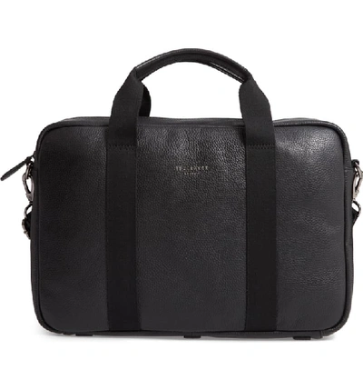 Ted Baker Importa Leather Document Bag - Black