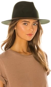 Brixton Wesley Fedora In Moss