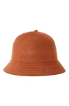 Brixton Essex Bucket Hat - Orange In Rust