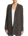 C By Bloomingdale's Cashmere Open Front Cardigan With Pockets - 100% Exclusive In Dark Olive
