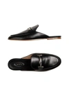 Tod's Woman Mules & Clogs Black Size 10 Soft Leather