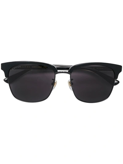 Gucci Eyewear Square Framed Sunglasses - Black
