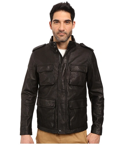 Coach Harrison Leather Jacket | ModeSens