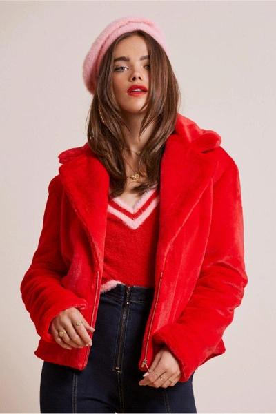 Finders Keepers Chicago Jacket In Red