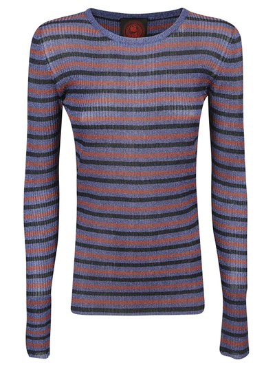 Happy Sheep Striped Sweater In Multicolor