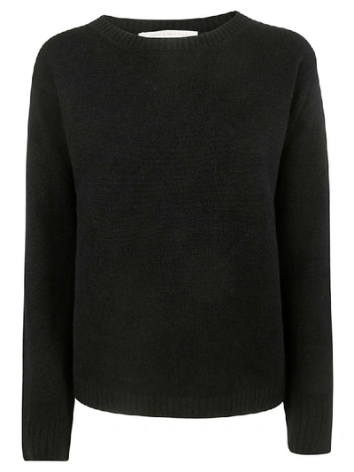 Saverio Palatella Round Neck Sweater In Black