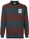 Kent & Curwen Long-sleeved Polo Shirt In Multicolour