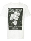 Kent & Curwen Rose Print T-shirt In White