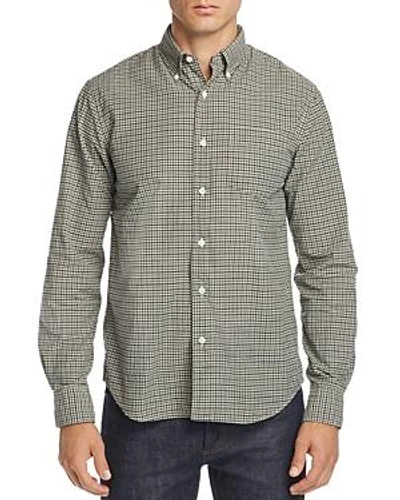 Oobe Cypress Gingham Regular Fit Button-down Shirt In Green/black