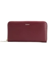 Dkny Bryant Zipped Wallet - Red