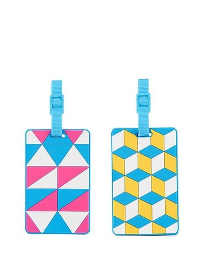 Flight 001 Two-piece Rubber Luggage Tag Set