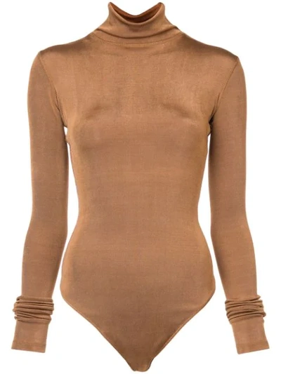 Alix Hoyt Bodysuit In Brown