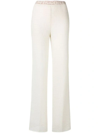Missoni Knitted Flared Trousers - White