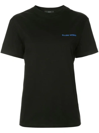 Ellery Female Head T-shirt In Black