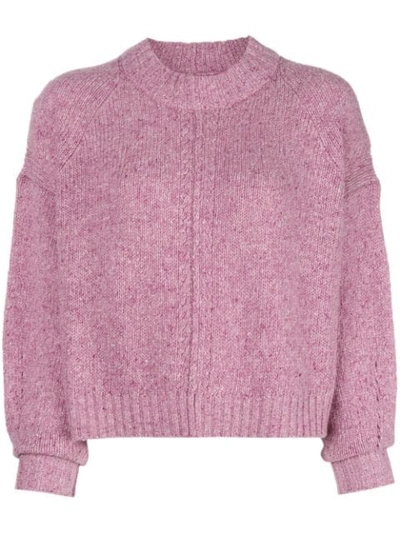 Isabel Marant Haylee Sweater In Pink & Purple