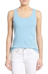 Splendid Ribbed Tank In Sky Blue