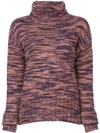 Sies Marjan Turtleneck Sweater - Pink & Purple