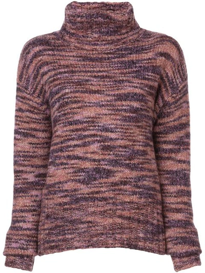 Sies Marjan Turtleneck Sweater - Pink & Purple