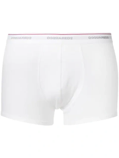 Dsquared2 Slim Logo Boxer Shorts - White