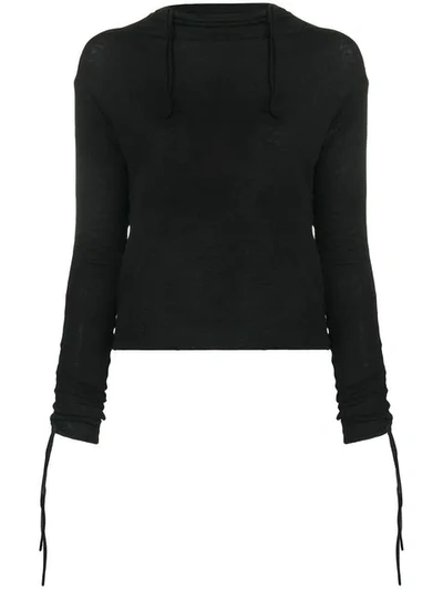 Andrea Ya'aqov Turtle Neck T In Black