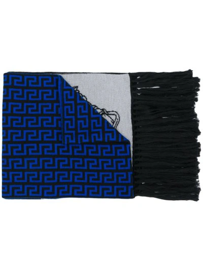 Versace Medusa Scarf - Blue