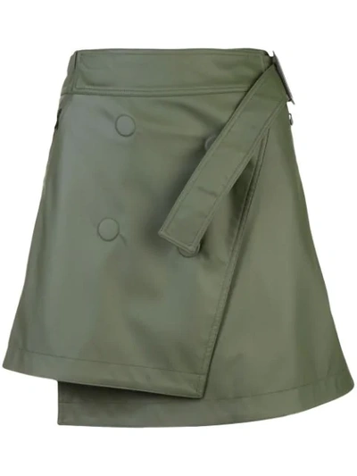 Rabanne Paco  Asymmetric Skirt - Green