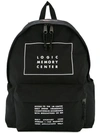 Undercover Eastpak Printed Canvas Backpack In Black