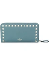 Valentino Garavani Valentino  Rockstud Continental Wallet - Blue