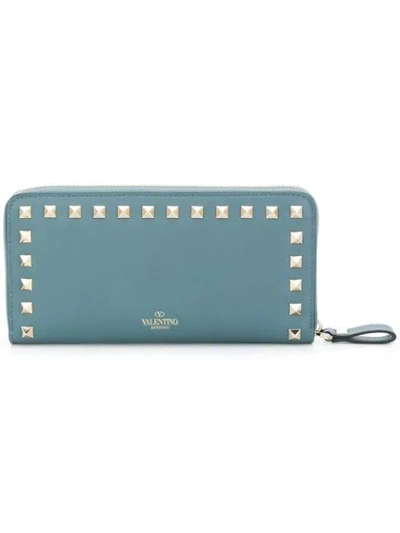 Valentino Garavani Valentino  Rockstud Continental Wallet - Blue