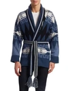 La Societe X Saguaro La Société X Saguaro Cashmere Sweater Robe In Blue